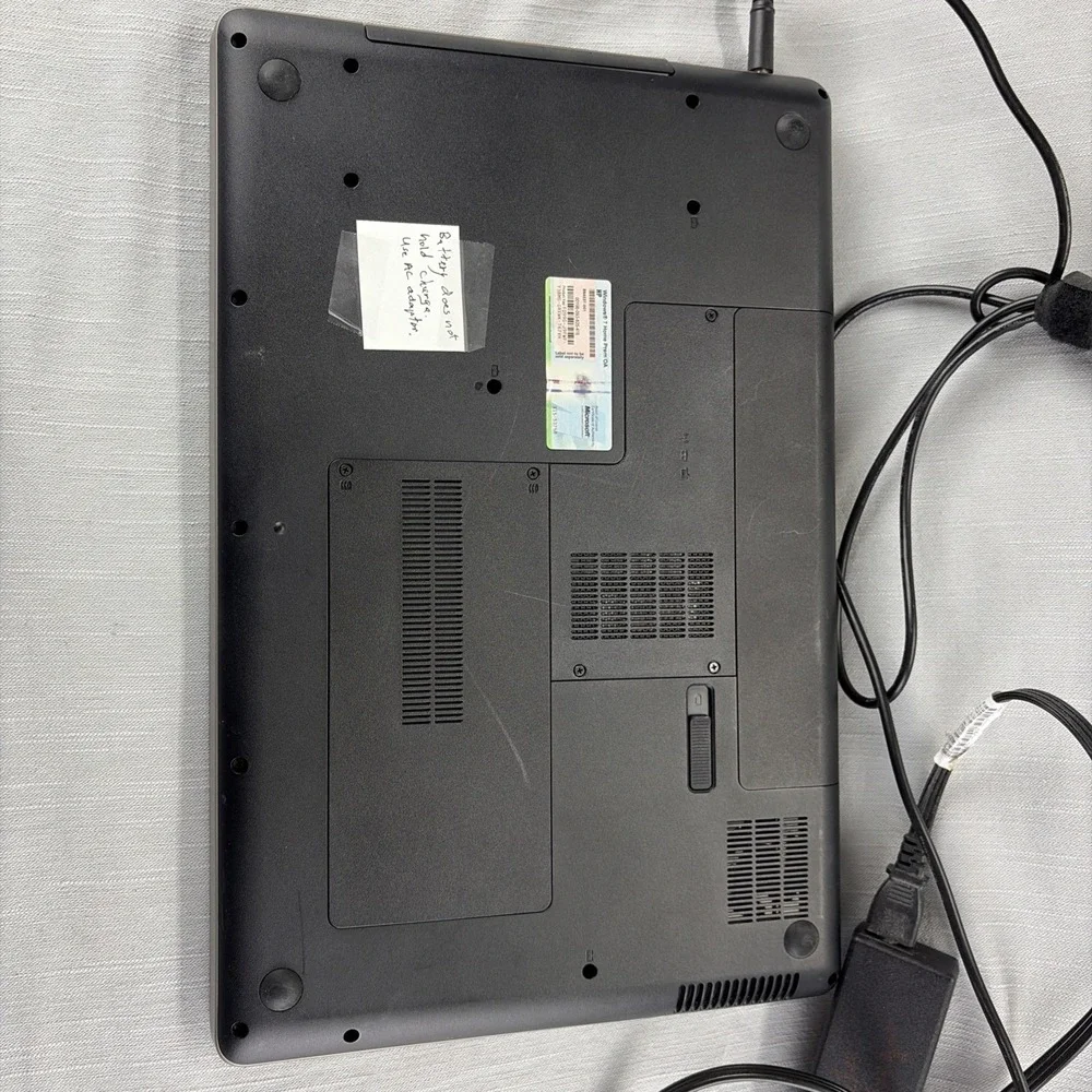 HP laptop powers
